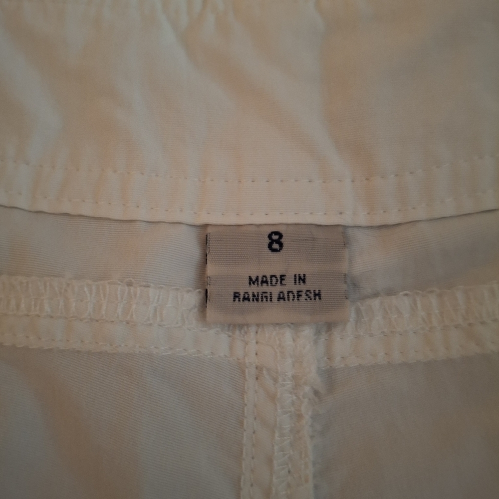 Bimini Bay Women's White Casual Cargo Shorts - Picture 5 of 9